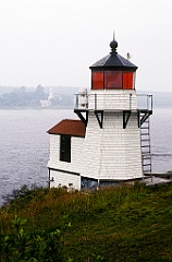 Squirrel Point Lighthouse Overlooks Kennebec River
